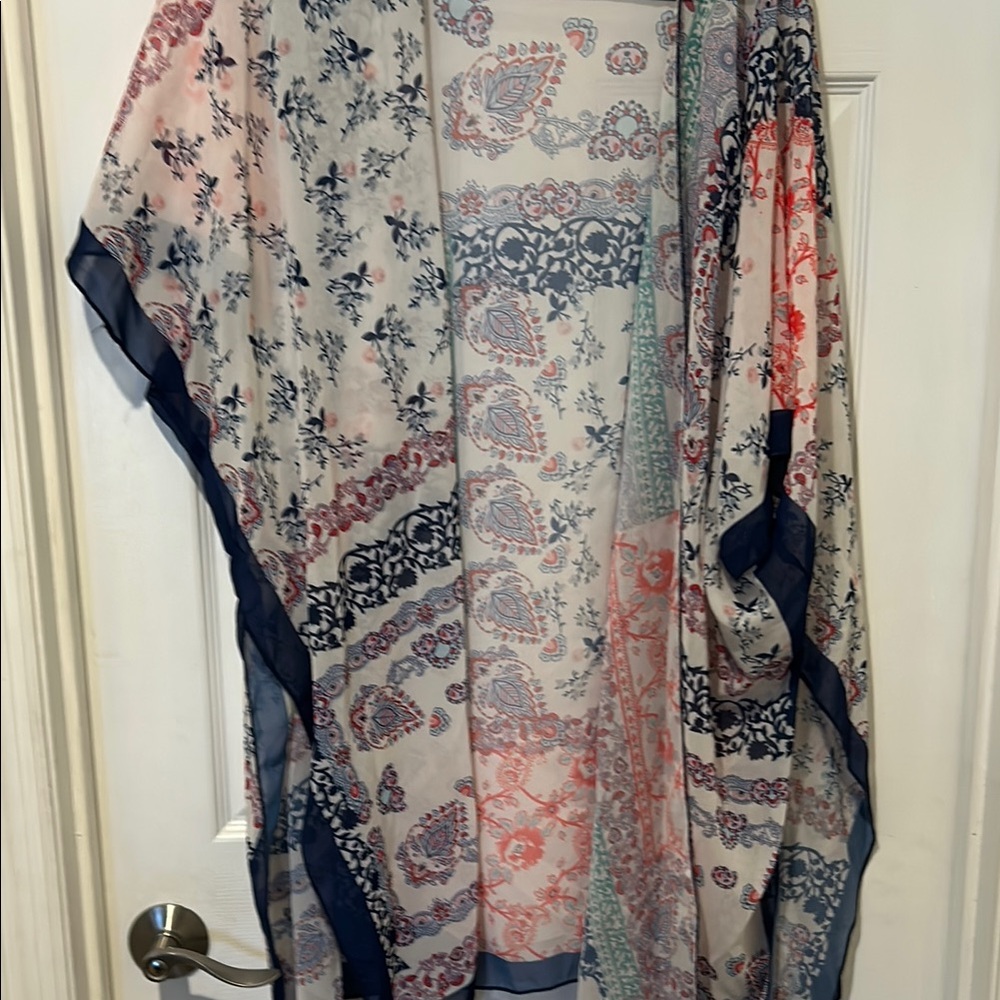 Floral Paisley Kimono Wrap